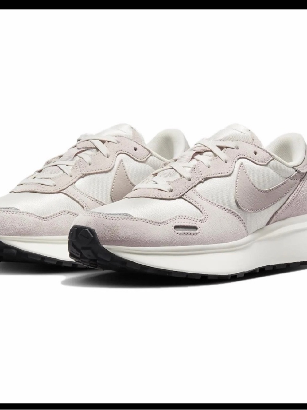 Nike Women's Light Pink Suede & Mesh Sneakers Phoenix Waffle WORN ONCE